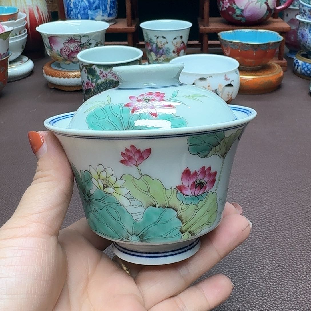 瓷片景德镇仿古手作精品展示