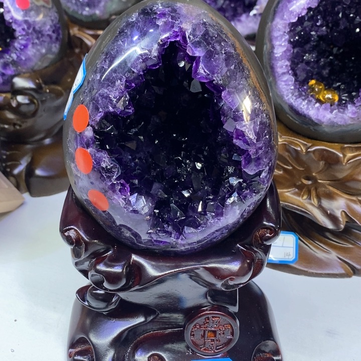 紫晶摆件未镶嵌好好