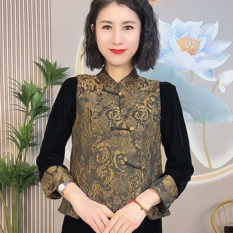 开春新中式国风女装马甲单马甲