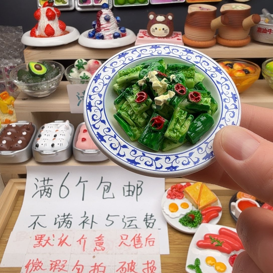 合成树脂食玩冰箱贴 凭开箱视频售后