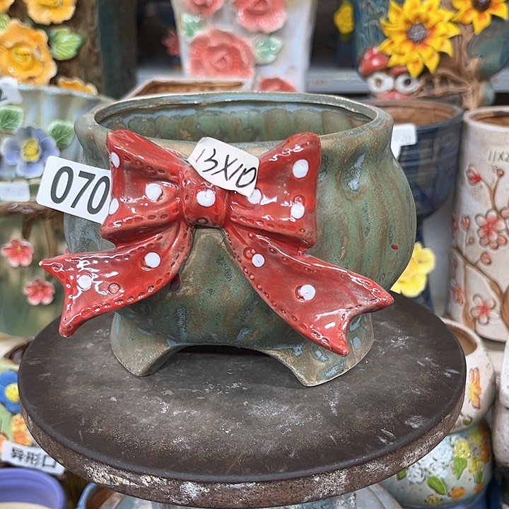 紫砂花盆粗陶材质多肉花盆