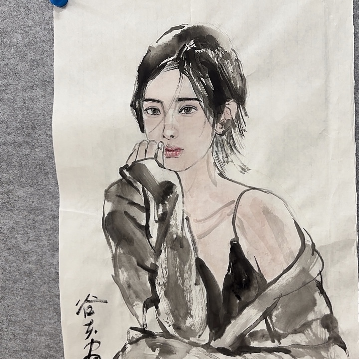 国画H***青花鸟的故事也很有趣的