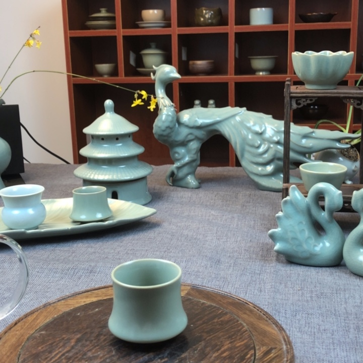 瓷片仿古全手工马蹄