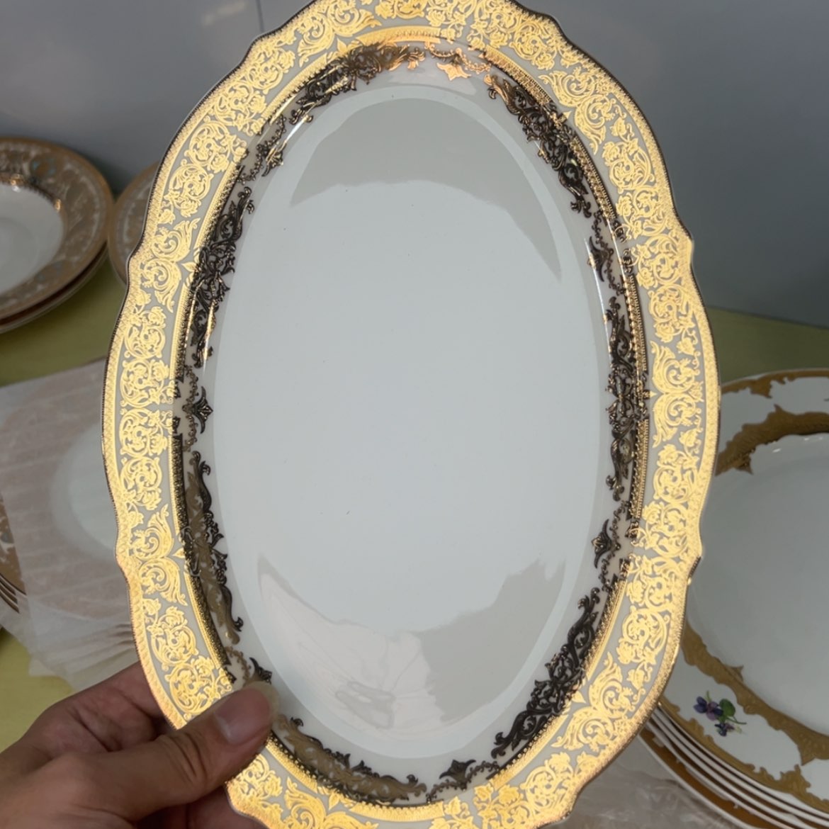 【闪购商品】瓷片12寸鱼盘一个一单福利价