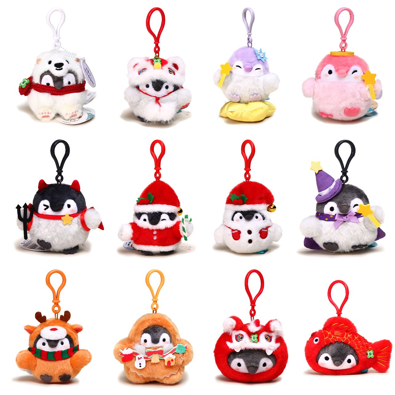 【企鹅派对】一周不重样的企鹅毛绒小挂件