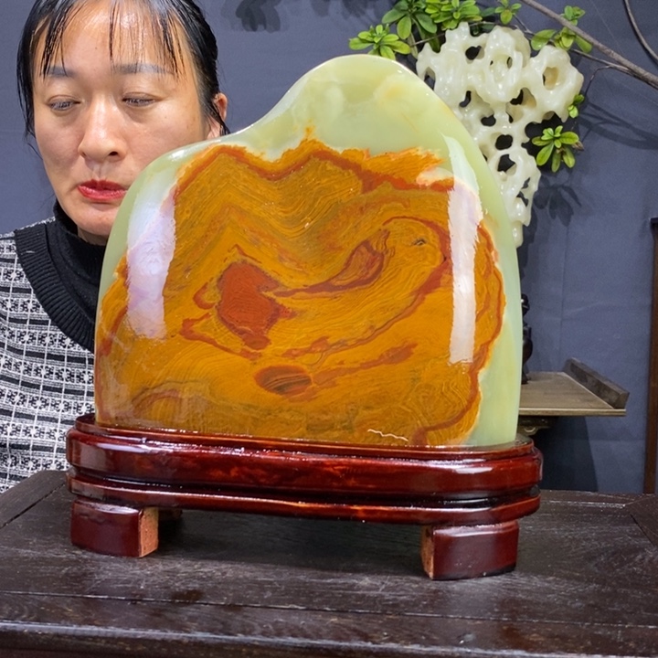 石材精品古青石摆件