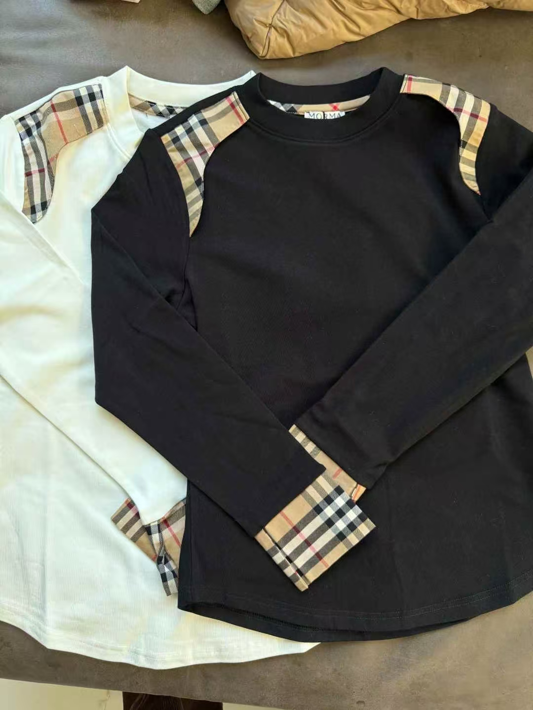  步步专属秋冬时尚百搭女款圆领长袖T恤春秋户外潮流秋季【2236】