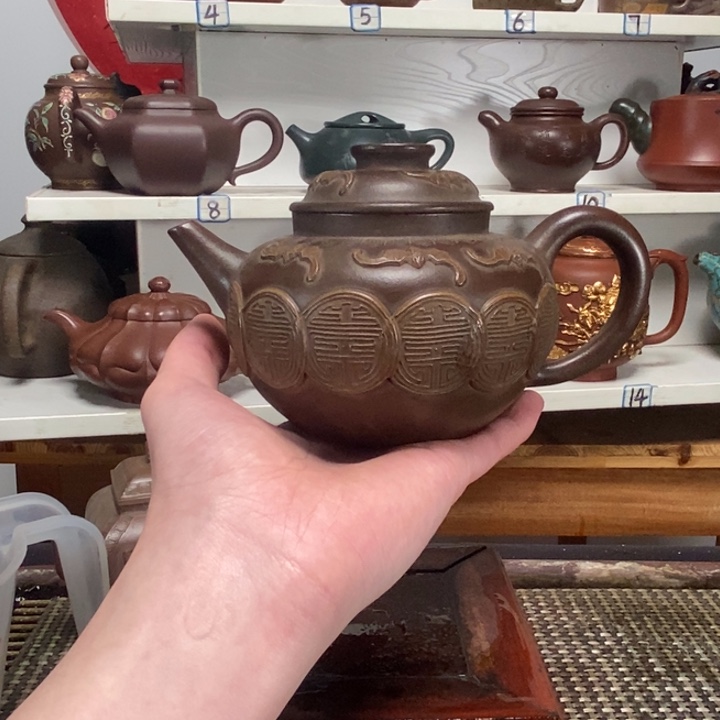 紫砂茶壶蹲*全手工制作