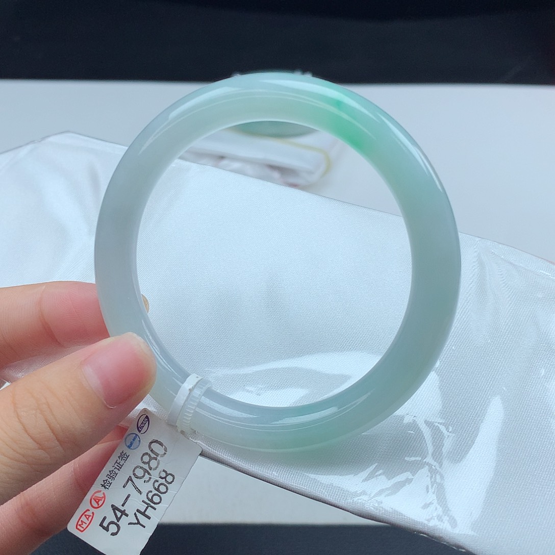 翡翠手镯未镶嵌天然翡翠15号