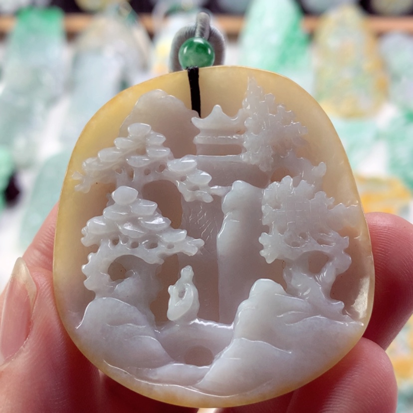 【闪购商品】翡翠吊坠(不含链)未镶嵌