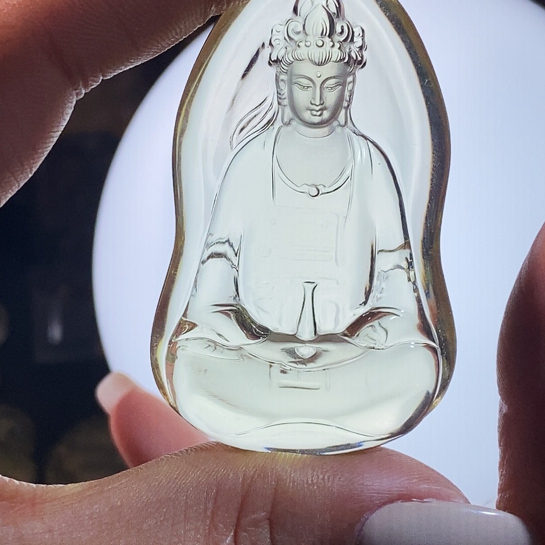 蓝***子未镶嵌水晶颈饰吊坠