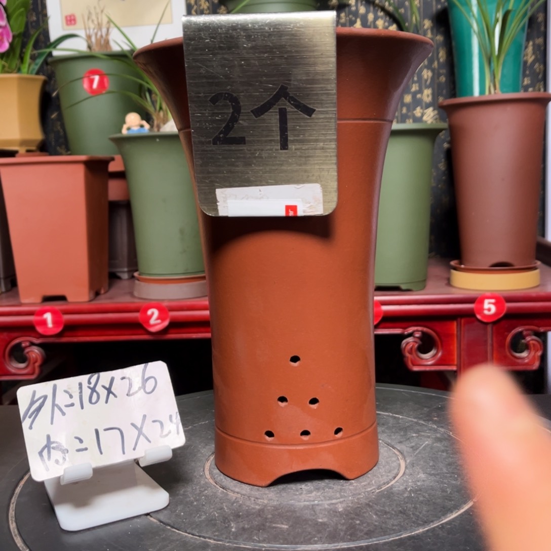 紫砂花盆紫砂花盆