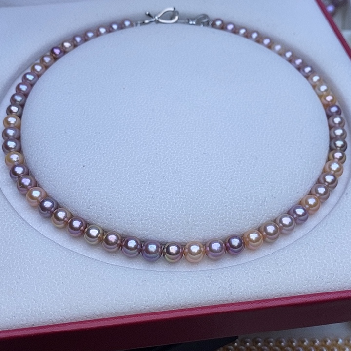 淡水珍珠项链未镶嵌7-7.5m