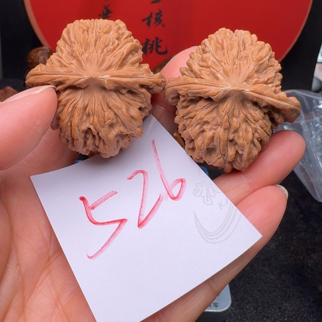 文玩核桃把件45老楼