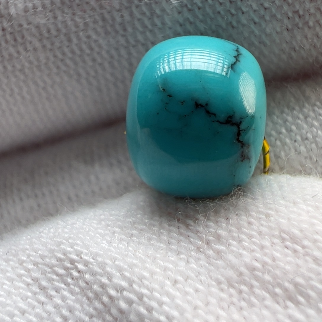 绿松石未镶嵌配饰8.3×6.9