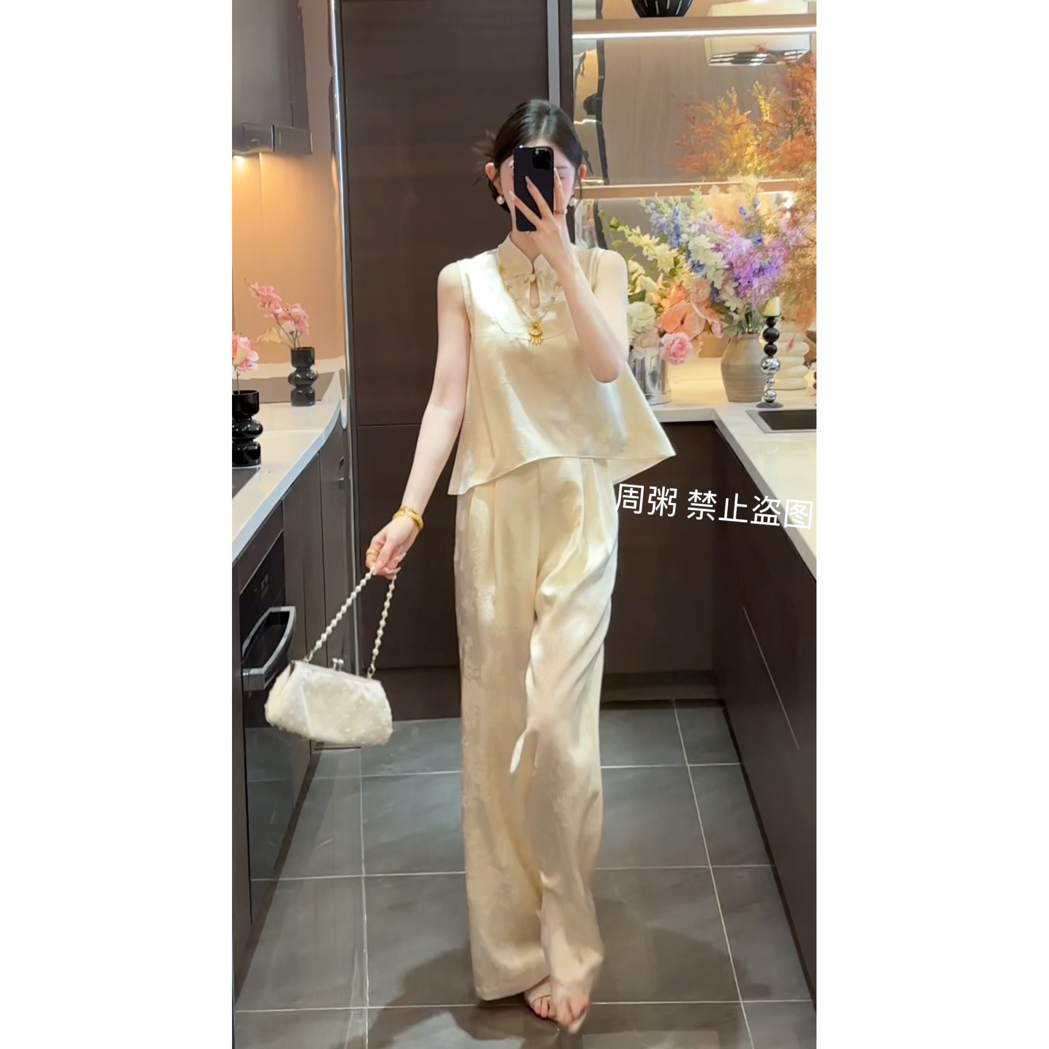 【周粥】【夕瑶】2025新款国风高级感盘扣上衣JJX5TZ3640 JJX5SY3641