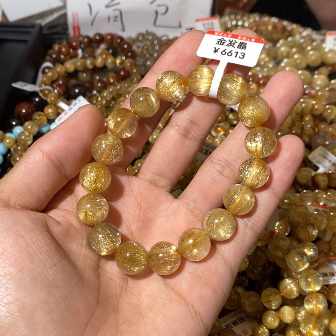 水晶手链未镶嵌我