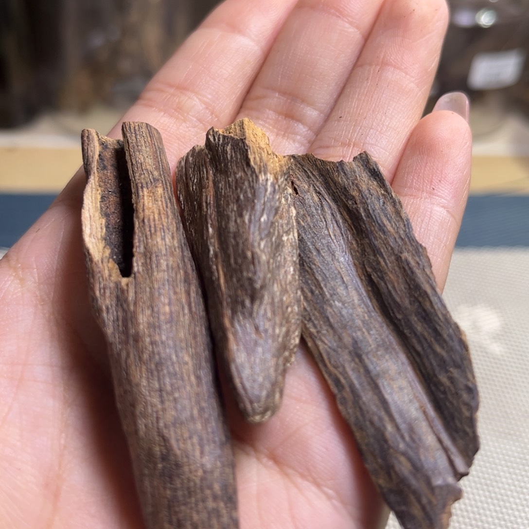 方***寸沉香海南尖峰岭虫漏竞拍6.7克