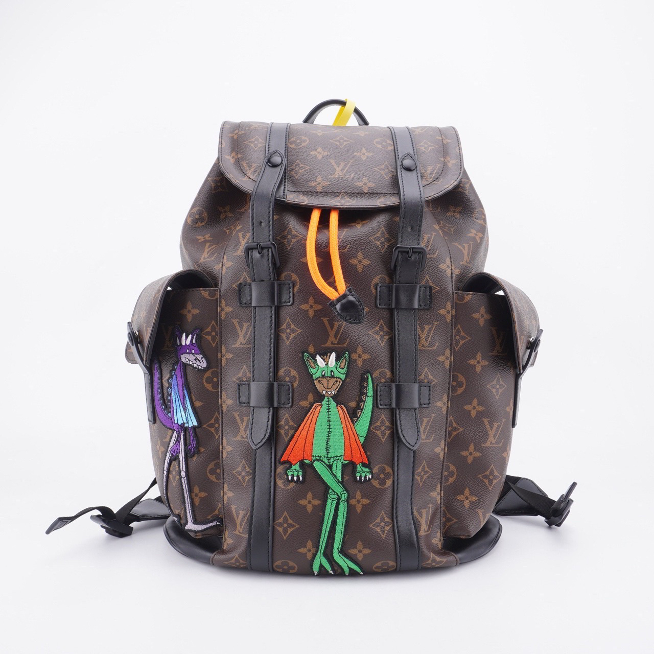 99新 LouisVuitton/路易威登 Christopher卡通刺绣双肩包 G192