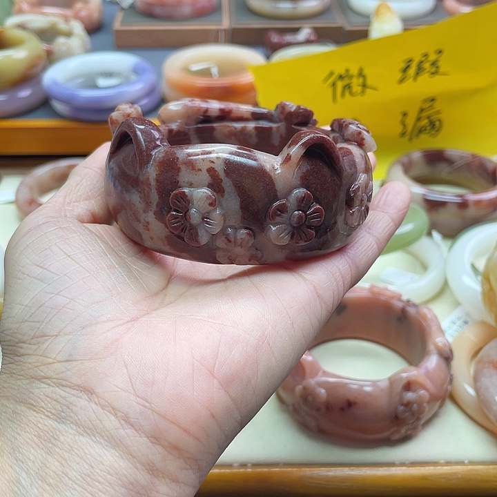未镶嵌手镯石英质玉夢****