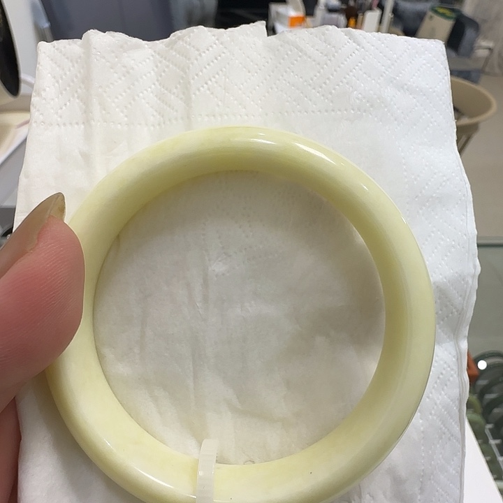 蛇纹石玉未镶嵌手镯天然蓝田玉手镯