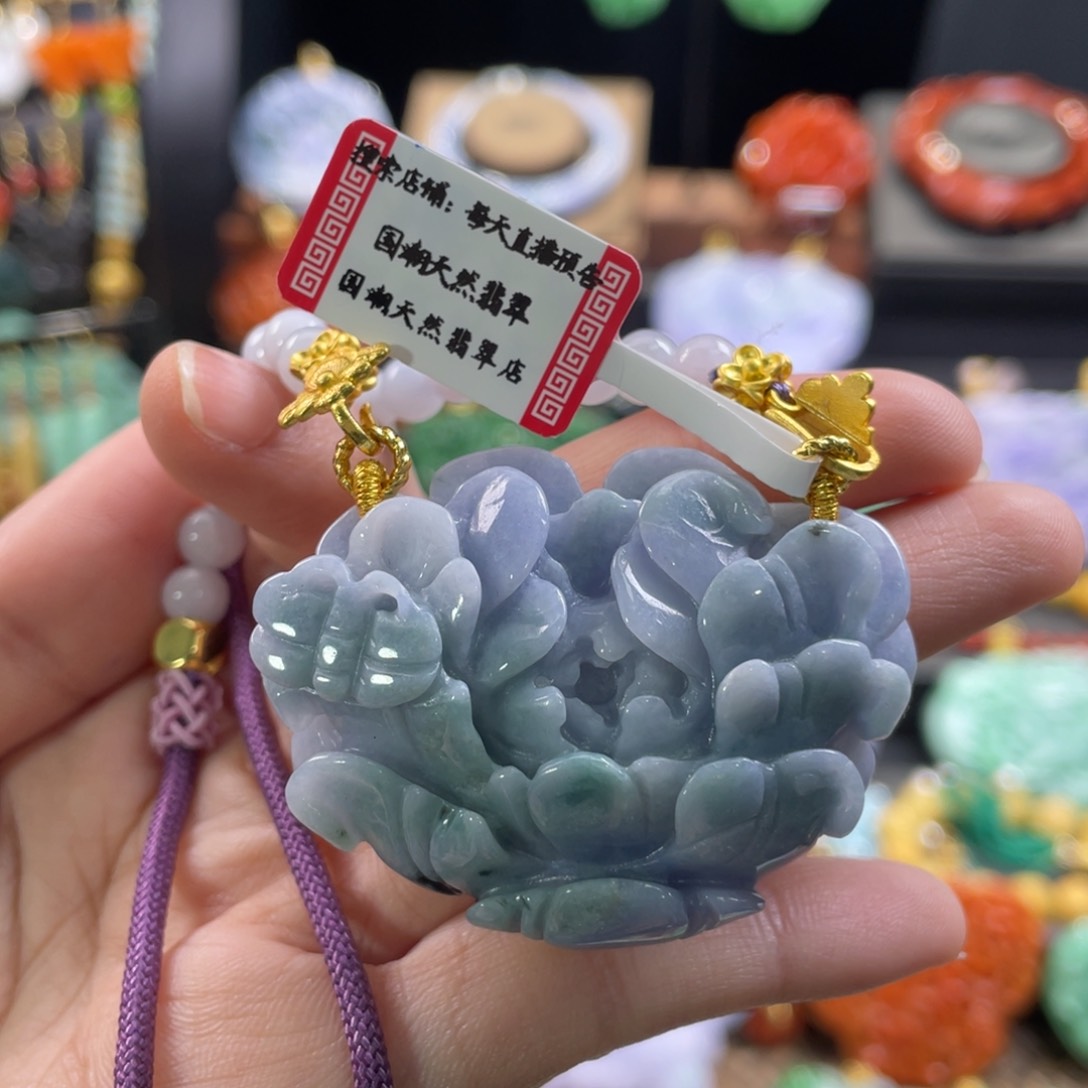 翡翠颈饰未镶嵌代编织