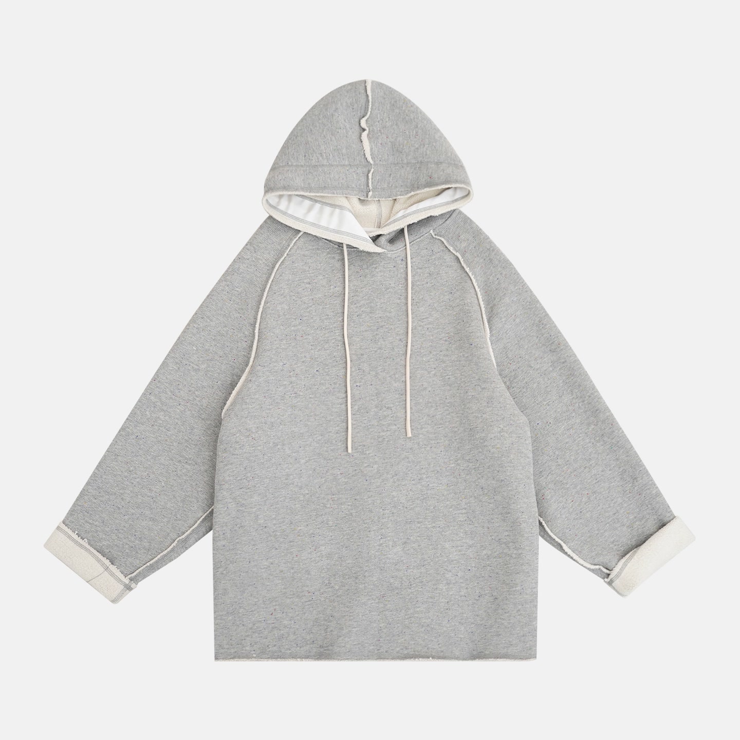 原创时尚简约宽松舒适复古休闲厚款套头通勤长袖连帽卫衣Z254026