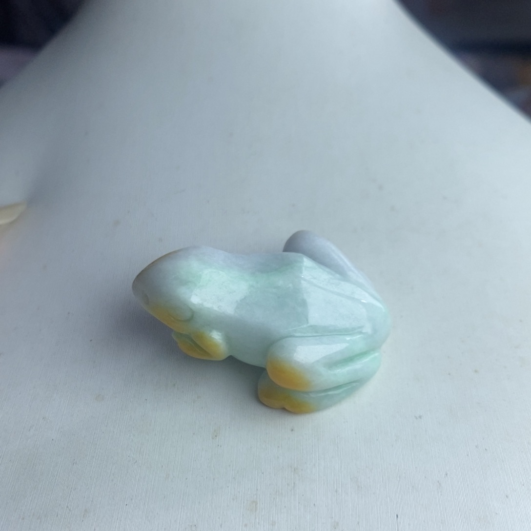 未镶嵌挂件翡翠青蛙