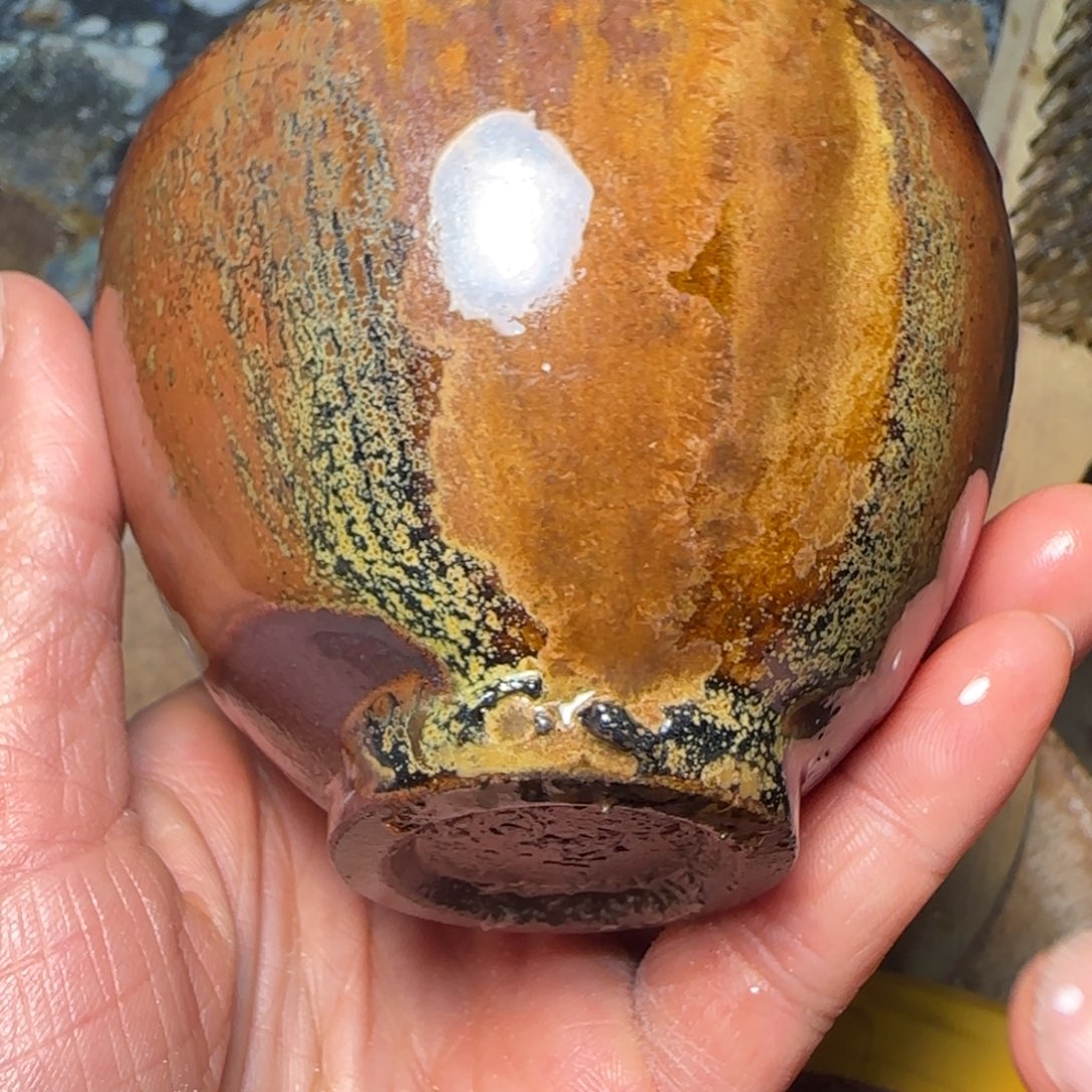 柴烧建盏茶盏茶杯767