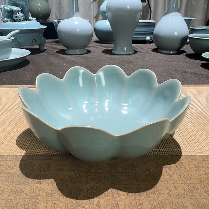 其他陶全手工，莲花盘