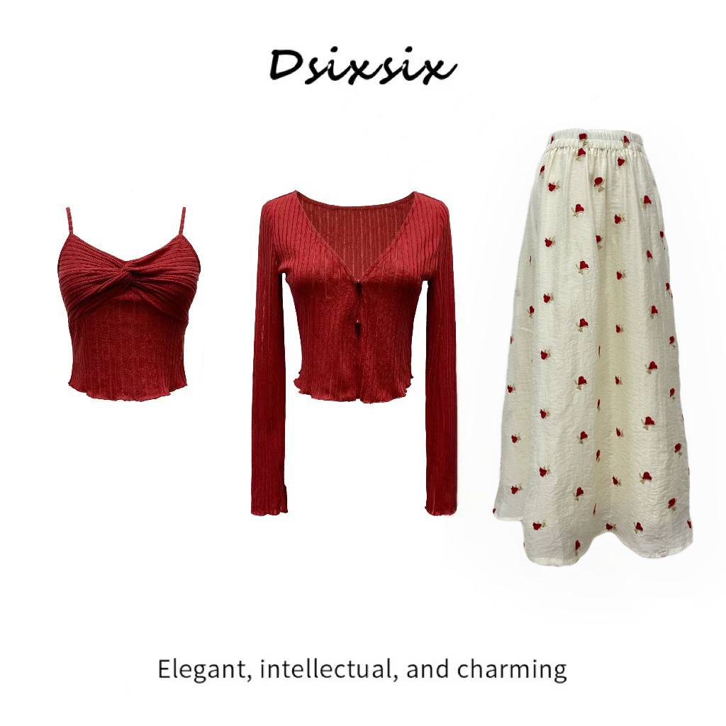 Yeah Me-【杜桑花园】原创显瘦套装连衣裙-BV152K-BV153K-51615Q