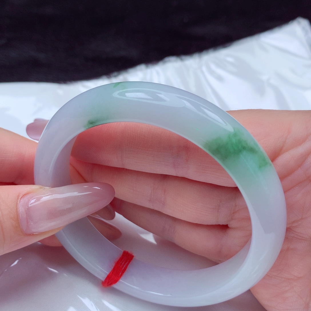 翡翠未镶嵌手镯手镯58