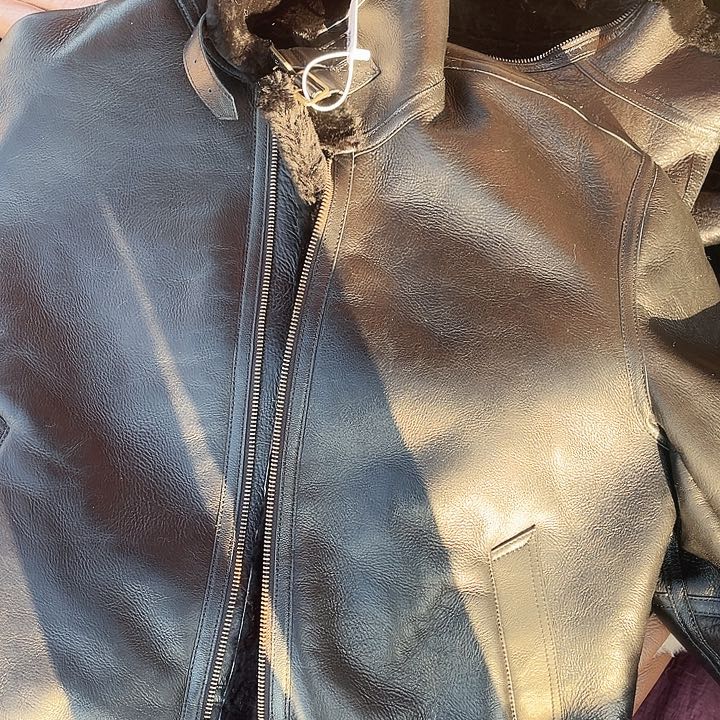 64码黑色无帽款皮毛一体