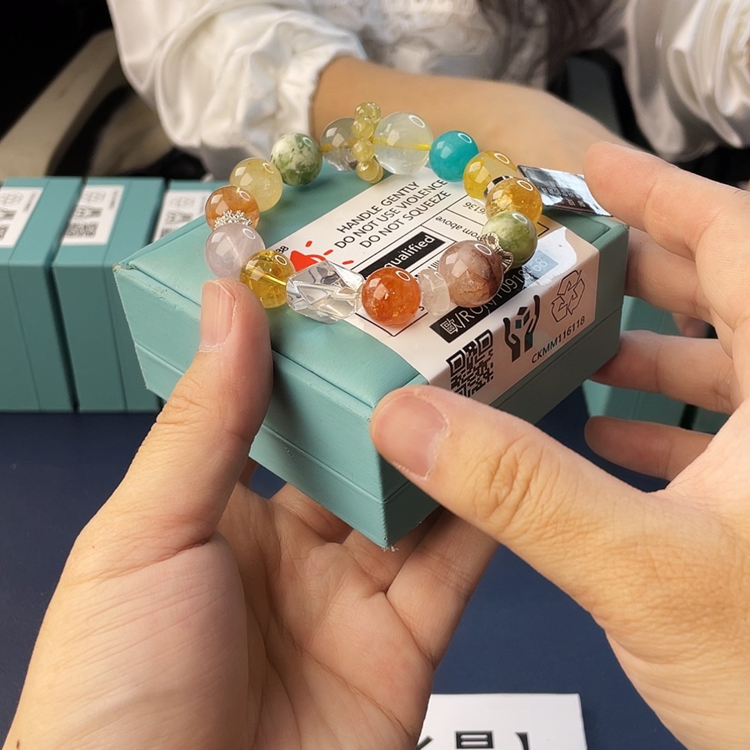 手链银S925镶嵌水晶