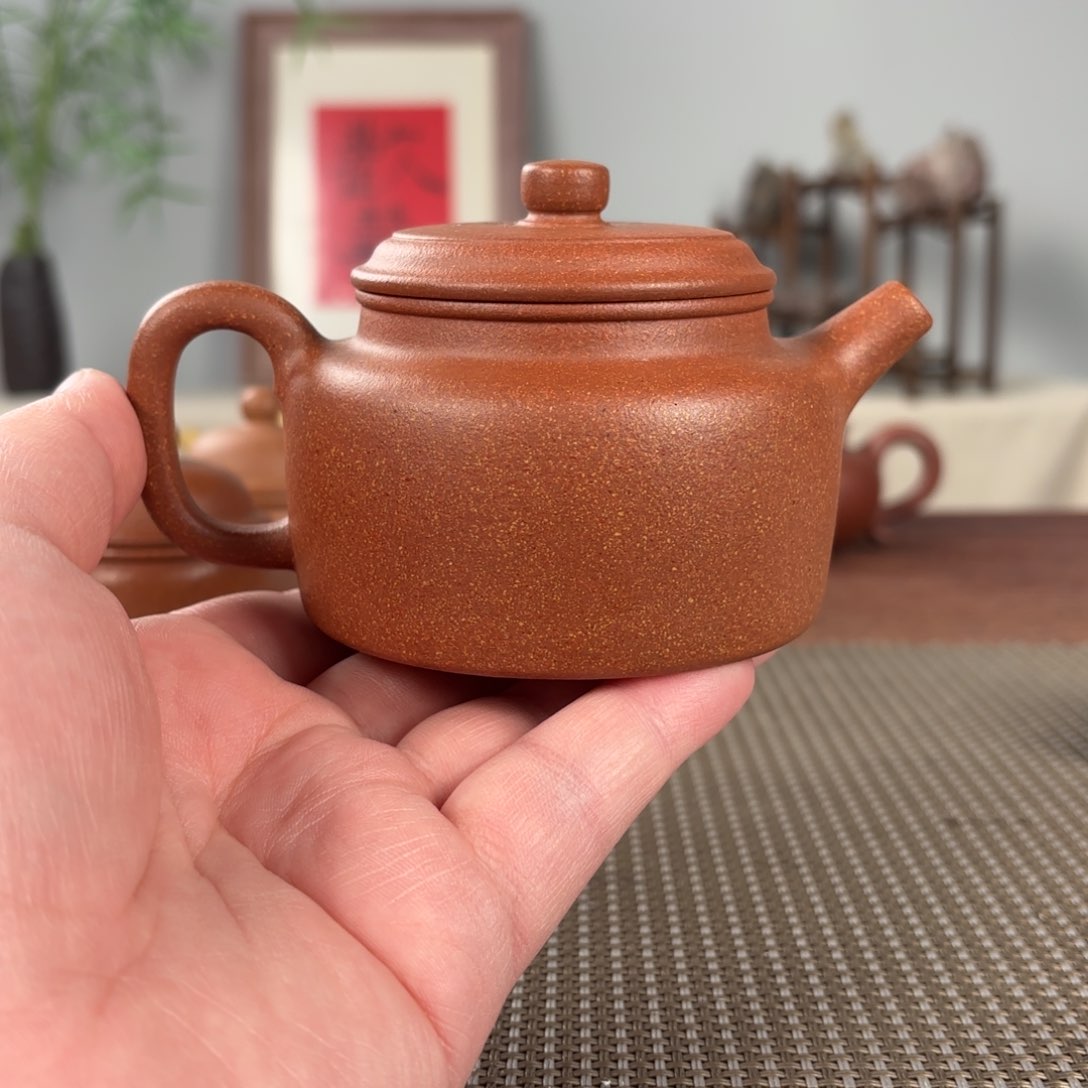 紫砂茶壶黄龙山原矿紫砂壶200