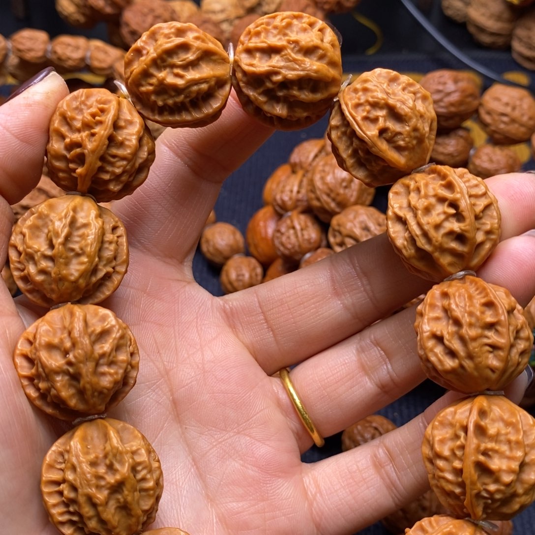 【闪购商品】吊坠文玩核桃诺*龙脊八棱手串