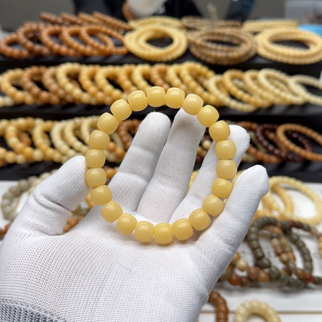 【闪购商品】菩提根/象牙果手串?**?10×11 鼓珠 10年 鬼工