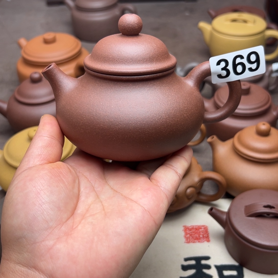 茶壶紫砂紫泥半手工300cc左右