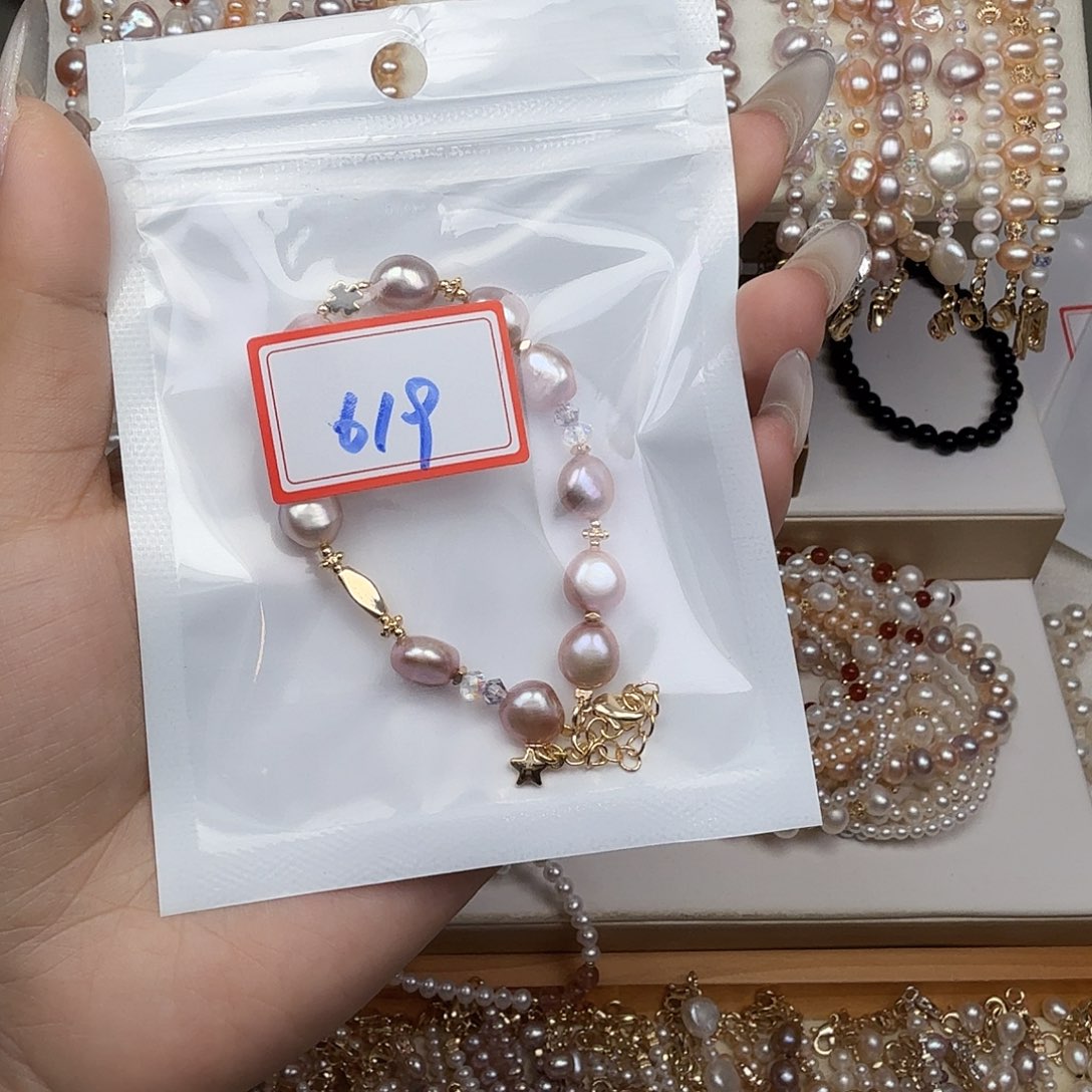 时***～钛钢手绳淡水珍珠
