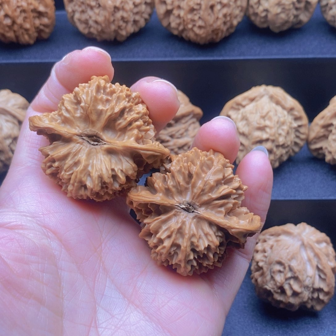 把件文玩核桃育***师满天星有点色差