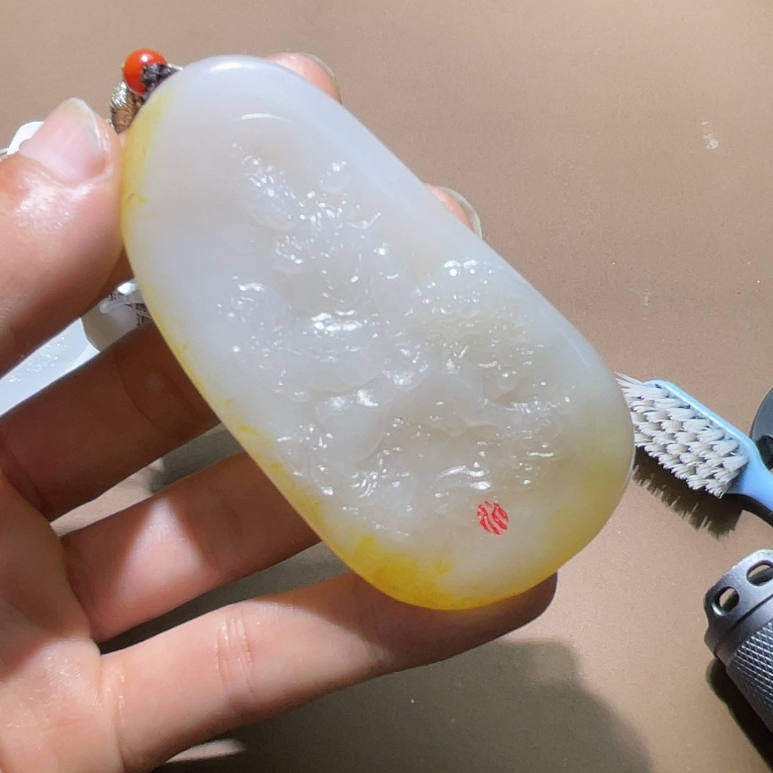 和田玉颈饰未镶嵌z6