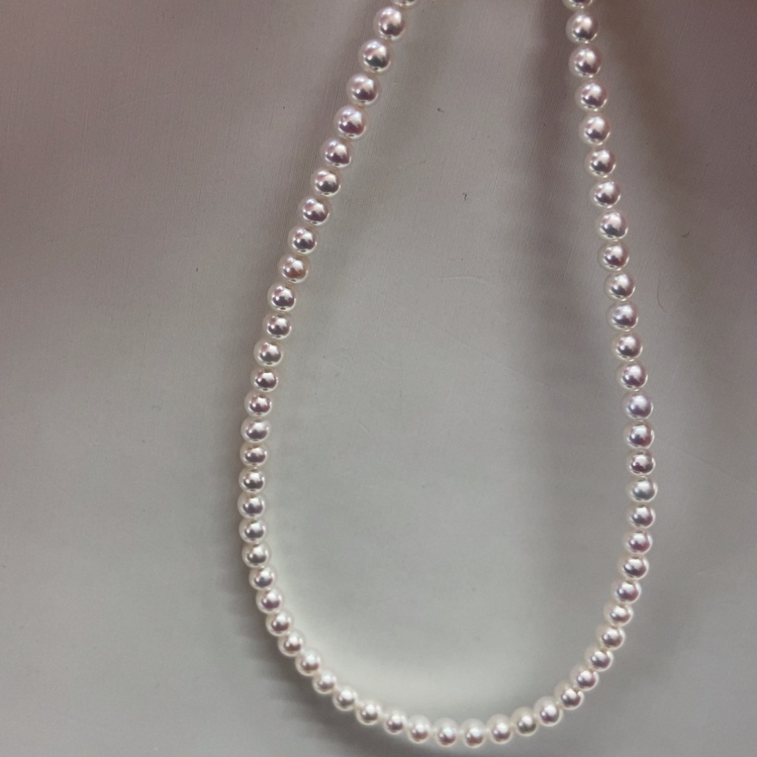 淡水珍珠项链银S925镶嵌