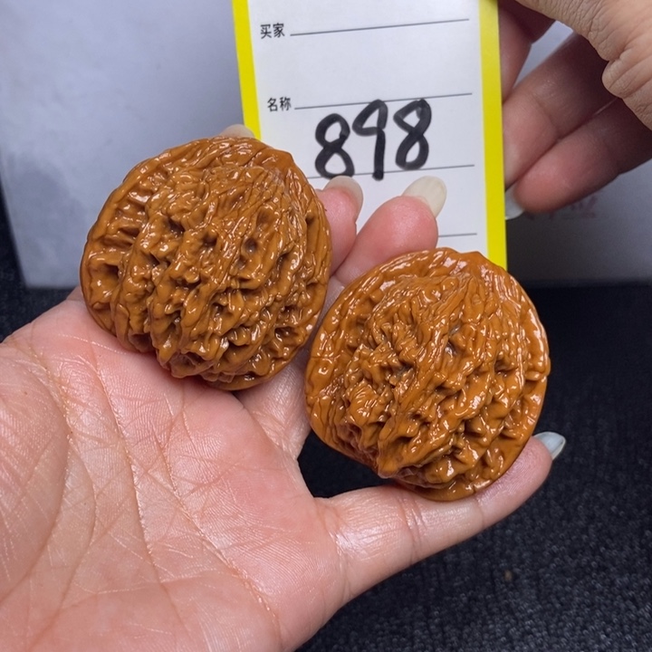 文玩核桃把件898/42虎头