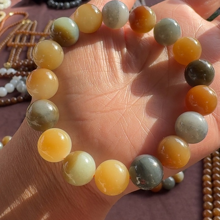 鲲***吖和田玉未镶嵌颈饰吴