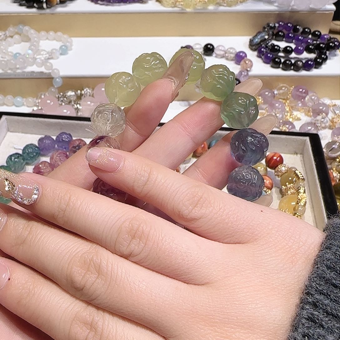 水晶手链未镶嵌霞八