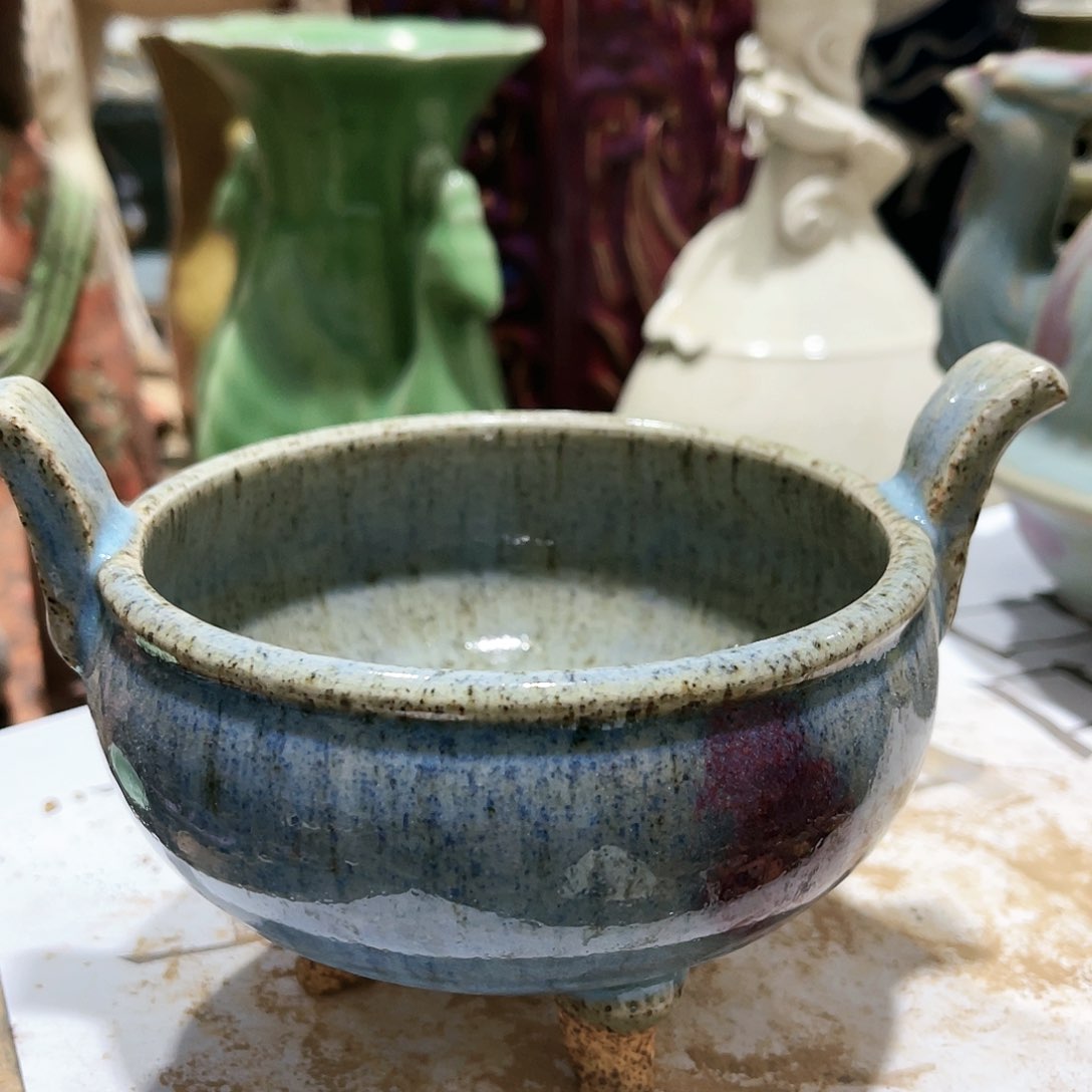 瓦当摆件摆件茶桌茶台陶瓷