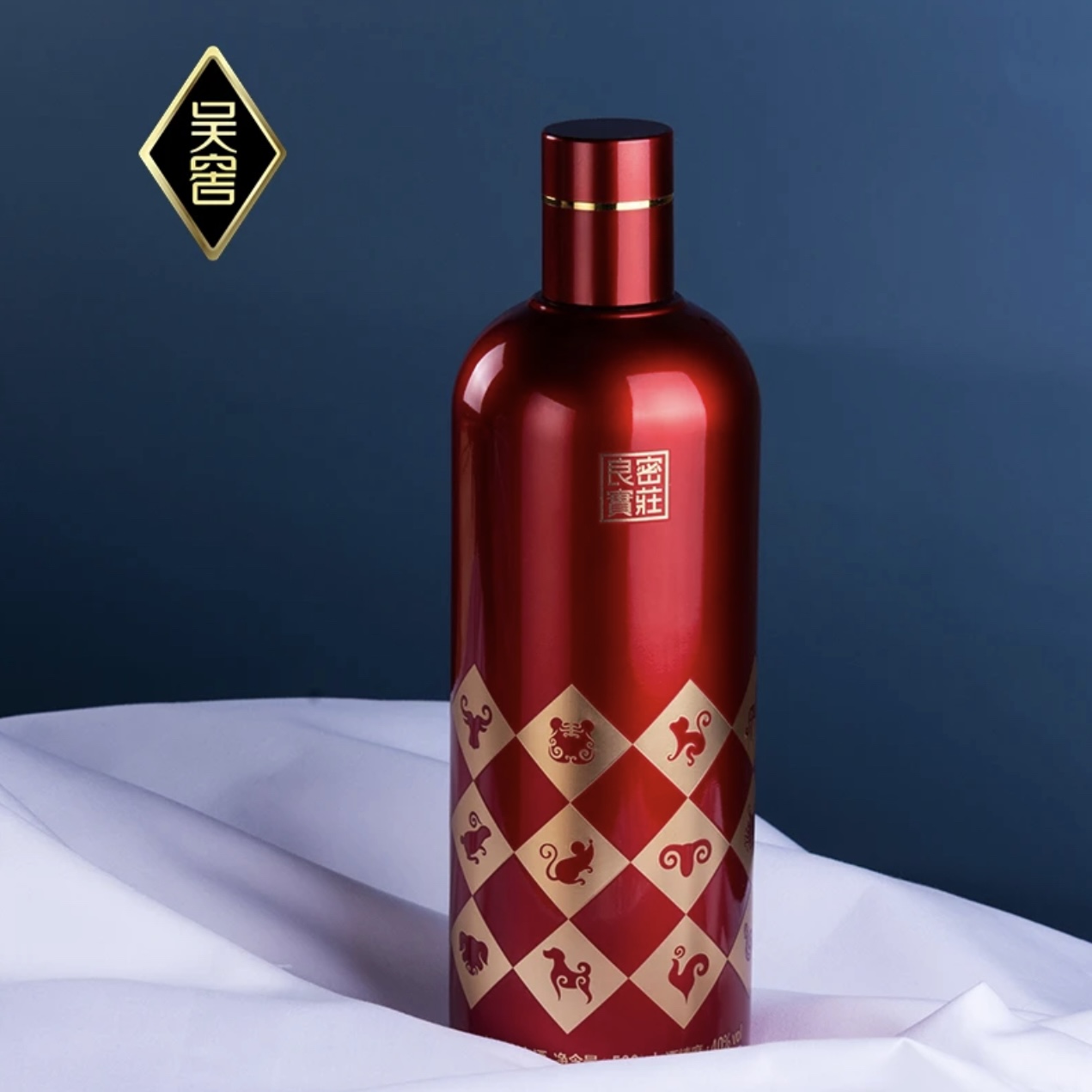 吴窖密庄良实【1箱6瓶】浓香型白酒口粮酒纯粮优级52度500ml*6瓶