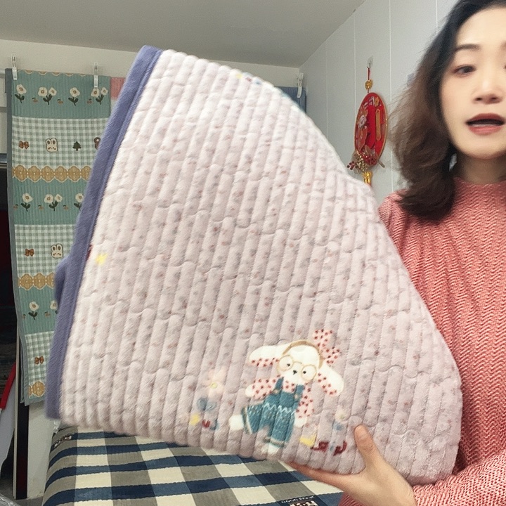 云朵绒花丛小兔1.5米