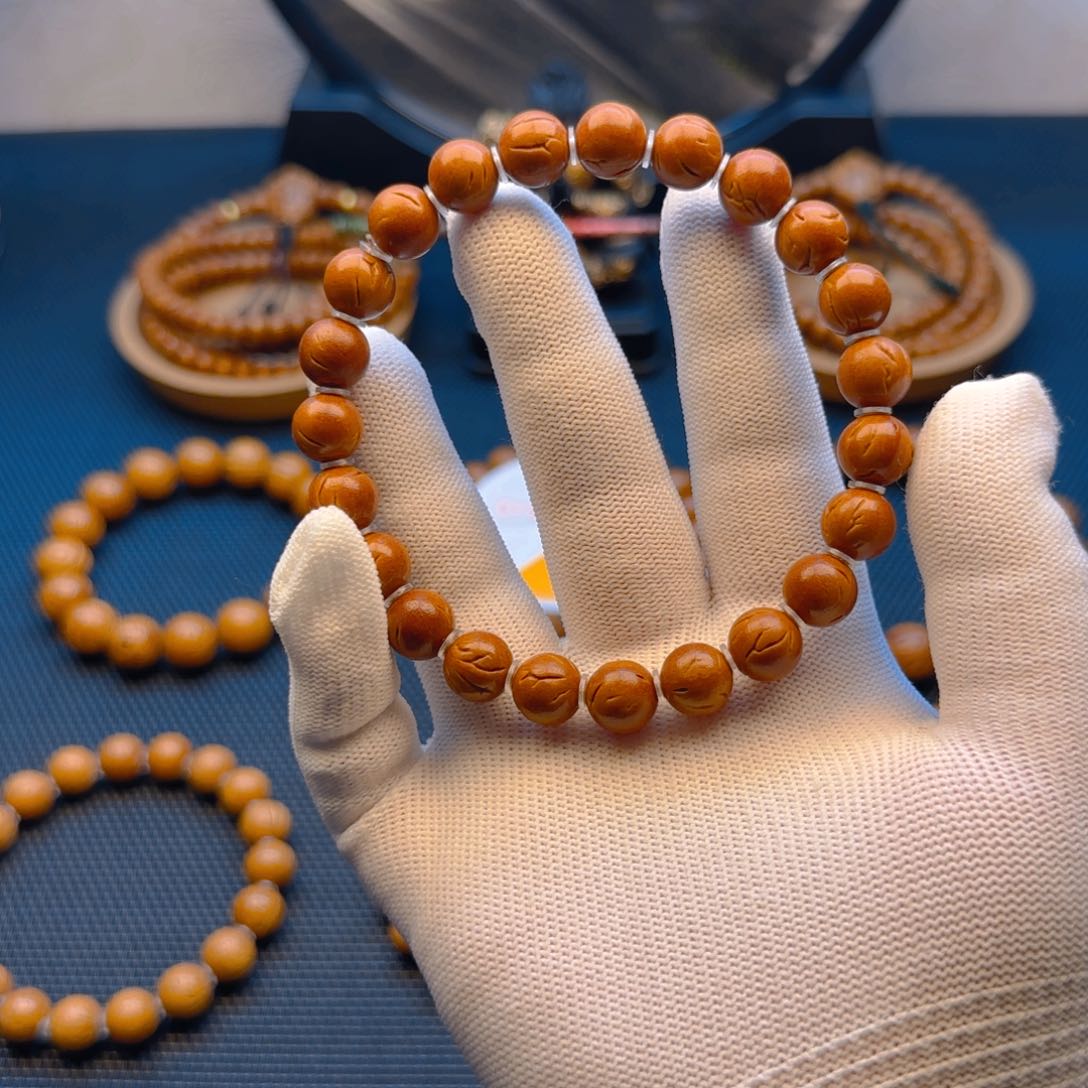 桃核手串10尺寸龙纹桃核