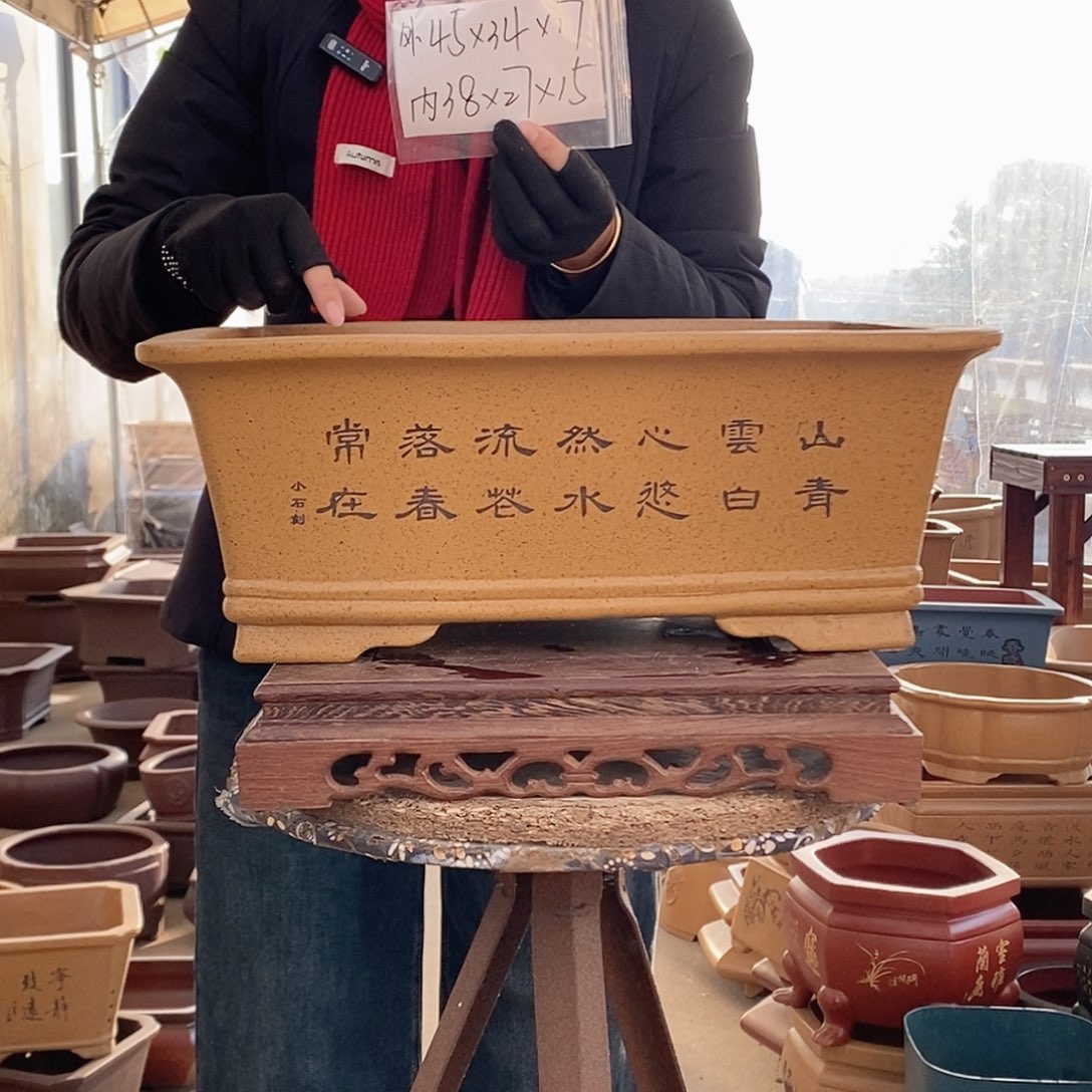 紫砂花盆紫砂花盆